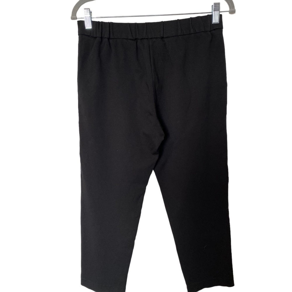 ARITZIA Babaton Cohen Cropped Mid-Rise Pleated Trouser Pants, Black, Size 4 - Picture 11 of 16